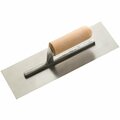 All-Source 4-1/2 In. x 12 In. Finishing Trowel with Basswood Handle 322537